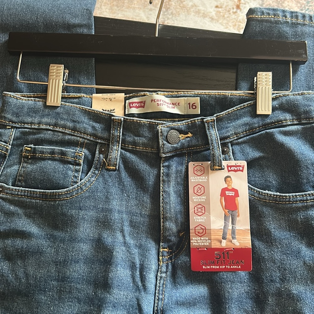 Levi’s 511 slim fit Jeans 16 regular W 28 L 30 - Picture 2 of 6